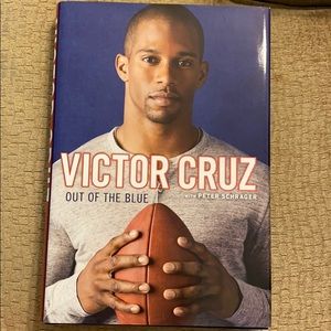 Victor Cruz Out of the Blue hardcover book
